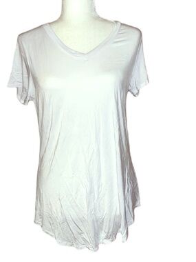 Hi-Low White Tunic Style Type Top